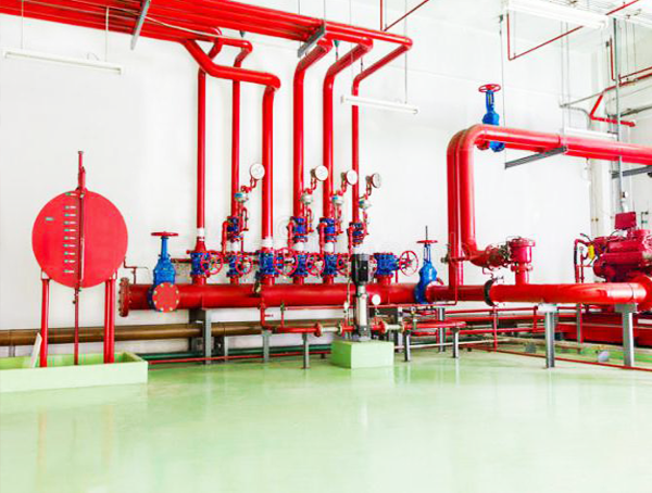 شبكات إطفاء تلقائي بالماء